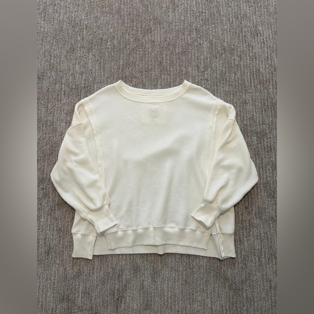 American Eagle Waffle Knit Top